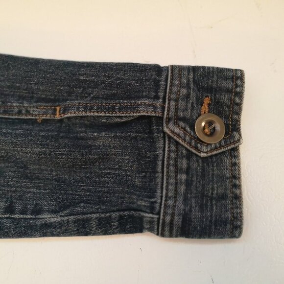 Canyon River Blues Stretch Ladies Medium Wash Size Large Jean Jacket - Picture 8 of 11